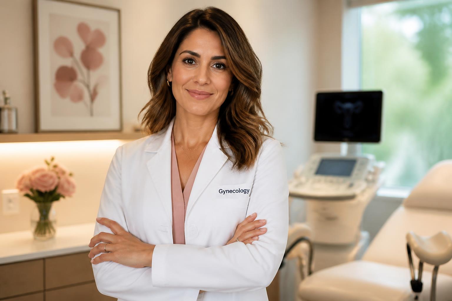 Ärztin in der Praxis